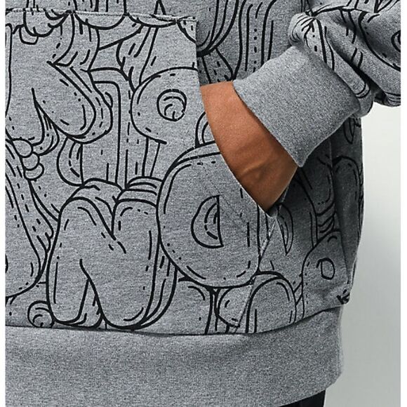 RIPNDIP Bubble Bobble Grey Hoodie - Picture 13 of 14